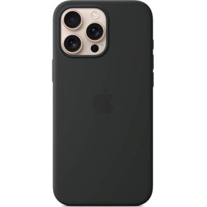 Obrázok pre výrobcu iPhone 16 Pro Max Silicone Case with MS - Black